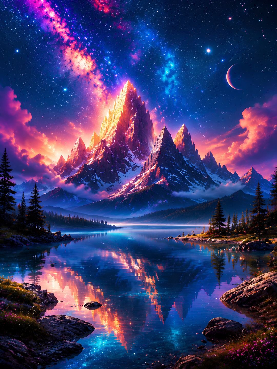 4K AI wallpaper prompt example