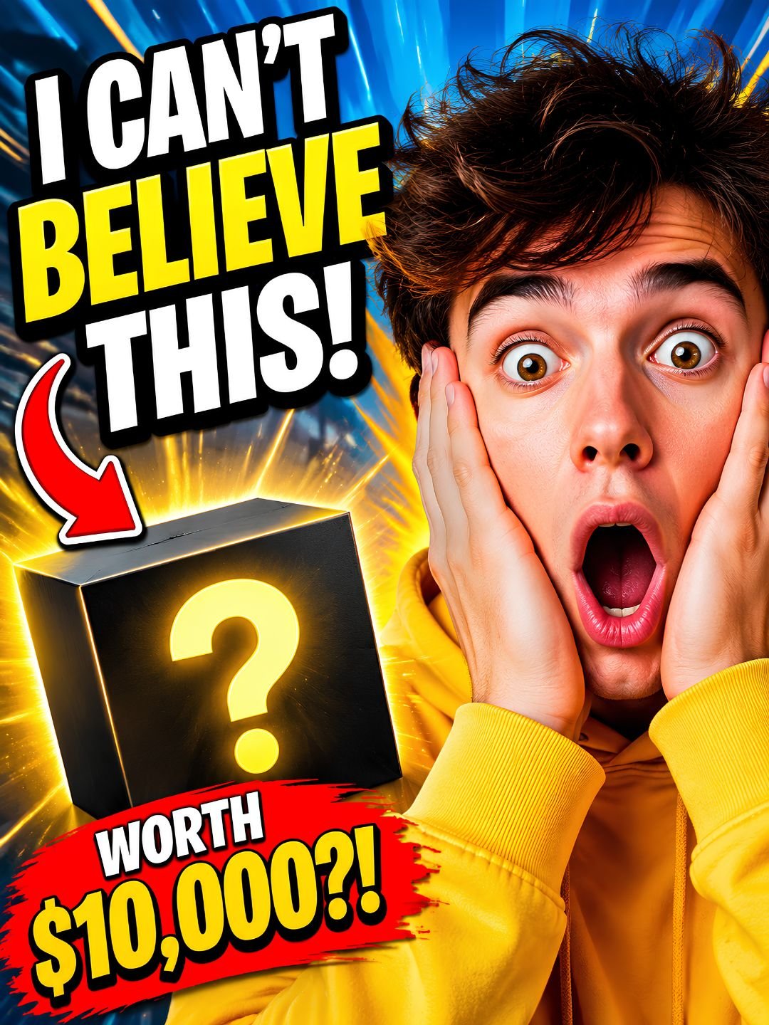 AI YouTube thumbnail prompt example