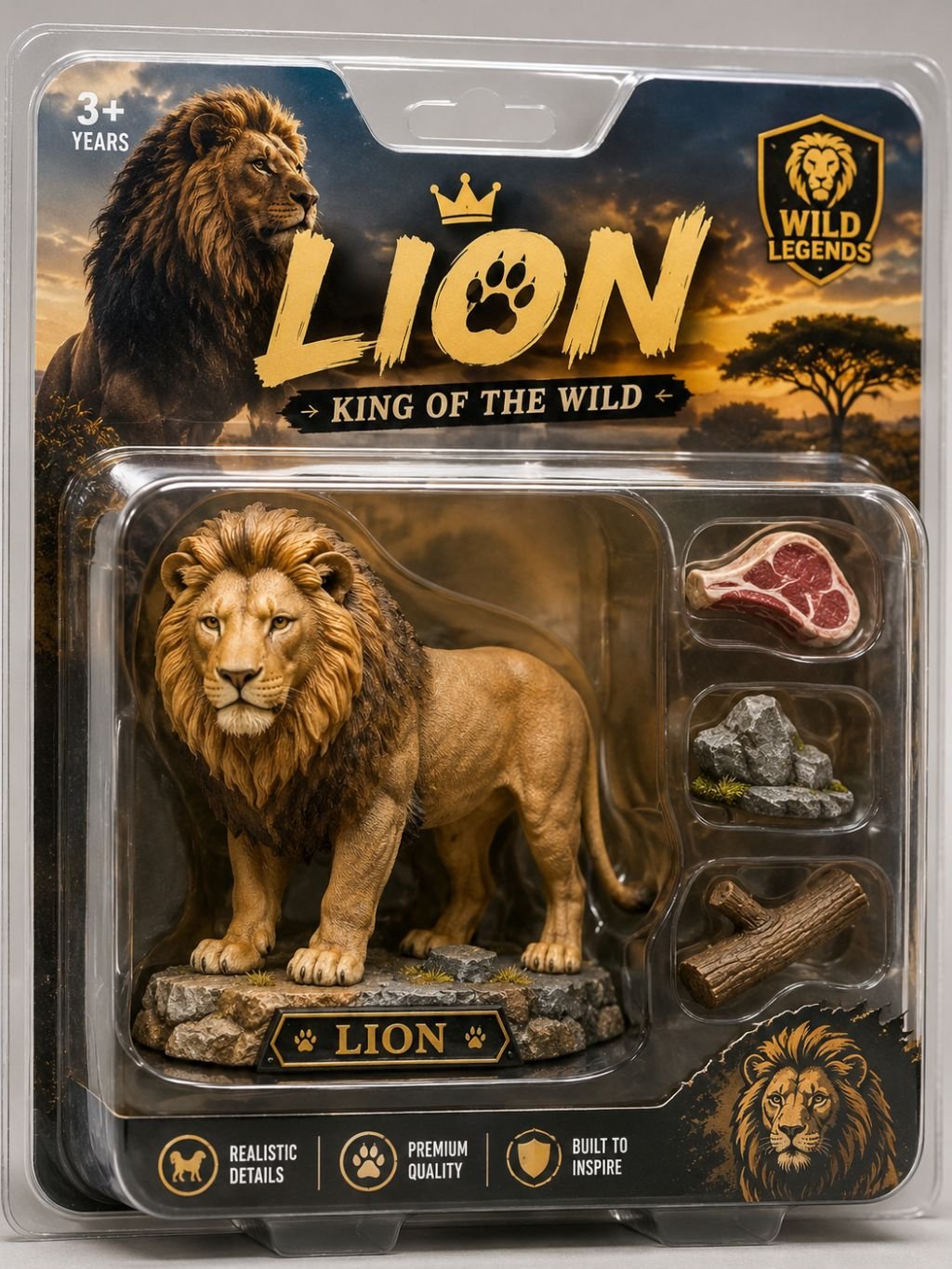Pet action figure prompt result showing a person with their pet figure